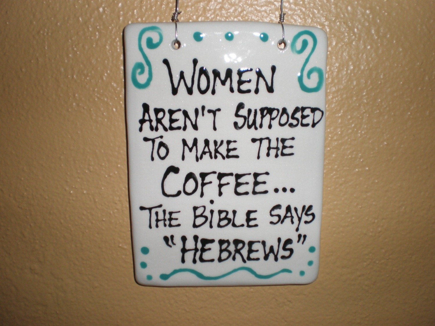 Hebrews Coffee Sign