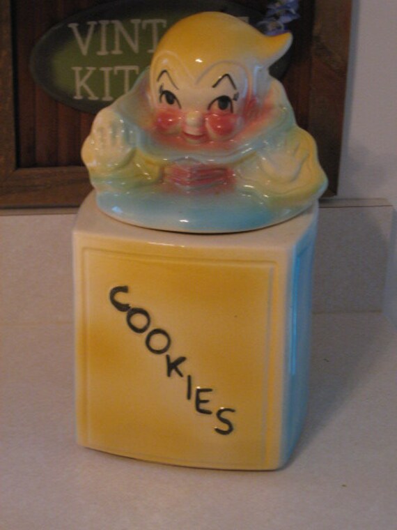 American Bisque Jack in the Box Cookie Jar 1958