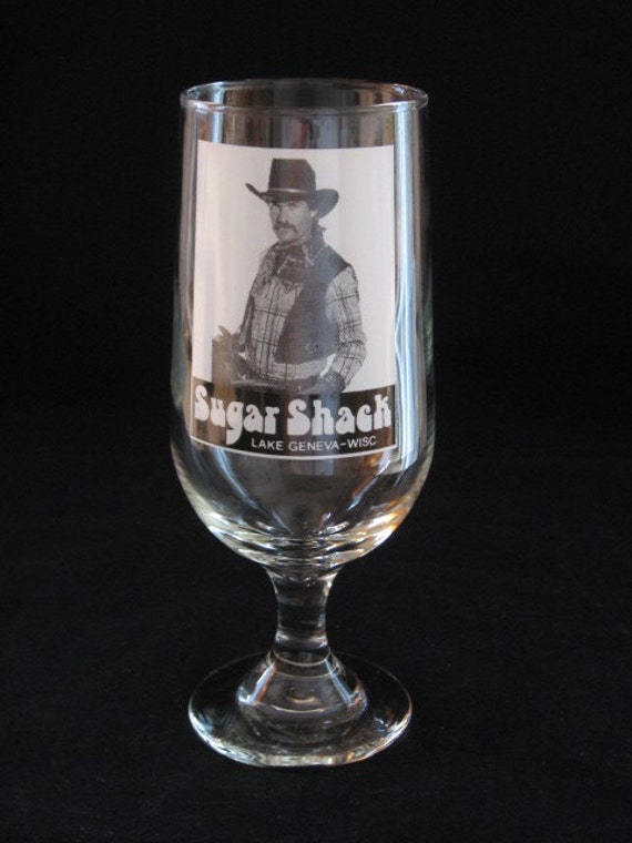 Sugar Shack Strip Club Hall of Fame Glenn Walker Drink Glass