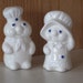 Pillsbury TPC Dough Boy and Girl Salt Pepper Shakers 1988