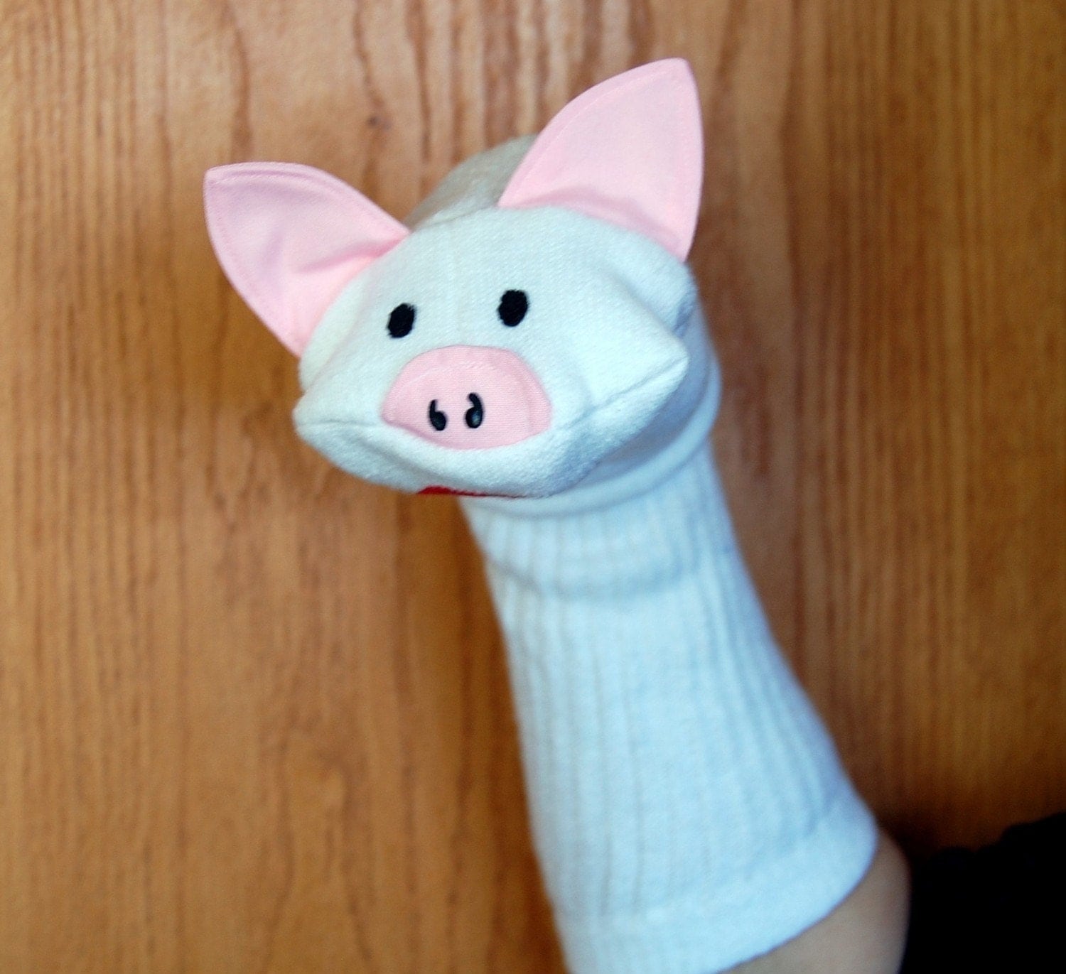 Pig Sock Puppet