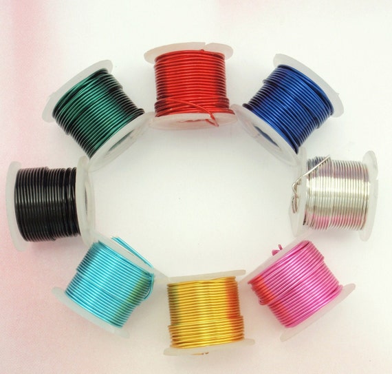 22 gauge Colorful Enameled Coated Copper Wire by UnkamenSupplies