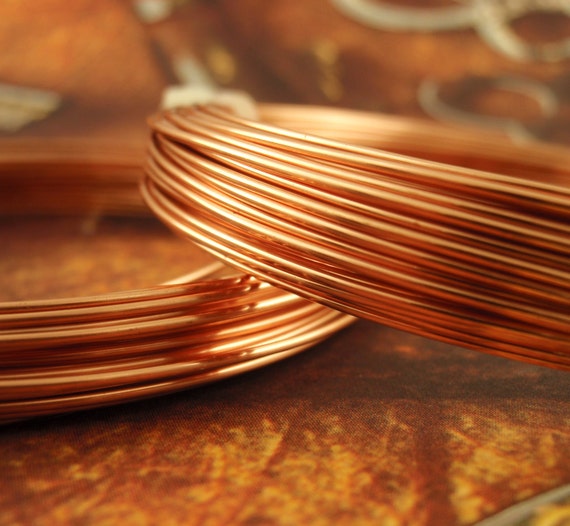 Premium HALF HARD Non Tarnish Copper Wire You Pick Gauge 20