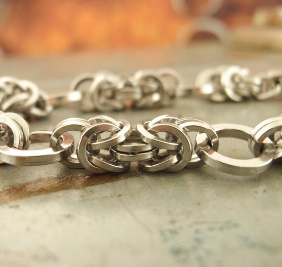 Unique Bracelet Kit Petite Linked Loops I Byzantine in