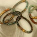 Winter SALE- 4 Oxidized Hammered Silver Plated Links - 15mm X 22mm - Organic Texture - Vintage Look