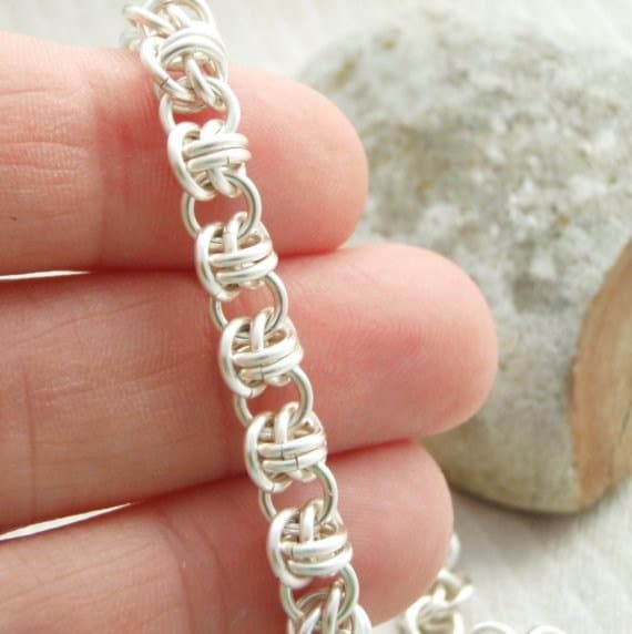 Barrel Weave Chainmaille Bracelet Kit Perfect for Beginners