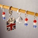 Diamond Britannia Stitch Markers for Knitting