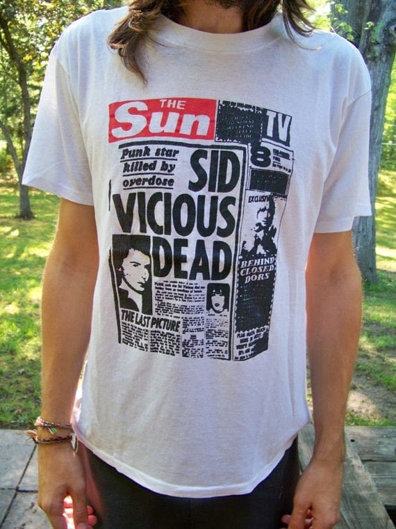 sid vicious dead t shirt