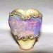 Angel Heart- Handmade Lampwork Heart Focal by StudioJuls