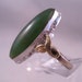 Art Deco Jade Ring Sterling 10K GF Signed C&C FREE Shipping Etsy Black Friday Etsy Cyber Monday Etsy