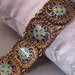 1930s Enamel Filigree Gilt Sterling Bracelet Portugal Signed VG or GV SALE