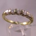 Vintage 14K Diamond .2 Carat Anniversary Ring Wedding Engagement 5 Stone Size 6 SALE