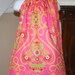 Girls Pillowcase dress pillowcase dresses Easter dress toddler Ooh la la sherbert pink orange Michael Miller 3 mos. Thru 4T