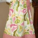 fresh cut SALE pillowcase dress girls baby toddler heather bailey fabric ivory, pink, green, yellow 3 mos to 4T