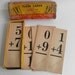 Vintage Addition Flash Cards, 1948, full set