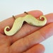 Golden Moustache Necklace