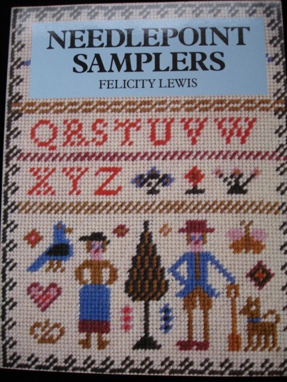 Items similar to Needlepoint Samplers Book by Felicity Lewis on Etsy
