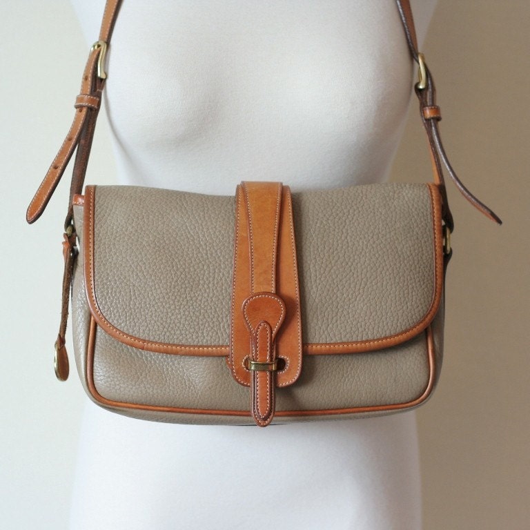 Vintage Dooney and Bourke Saddle Bag by SiftedVintage on Etsy