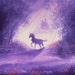 Magic Unicorn 6 X 8 ORIGINAL Thomas Justin Hoy