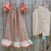 Brother and Sister Matching Outfits - Boutique Peasant Dress & Little Boy Romper - Rouenneries Deux