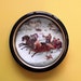 Vintage Russian Snow Sledding Collectors Plate