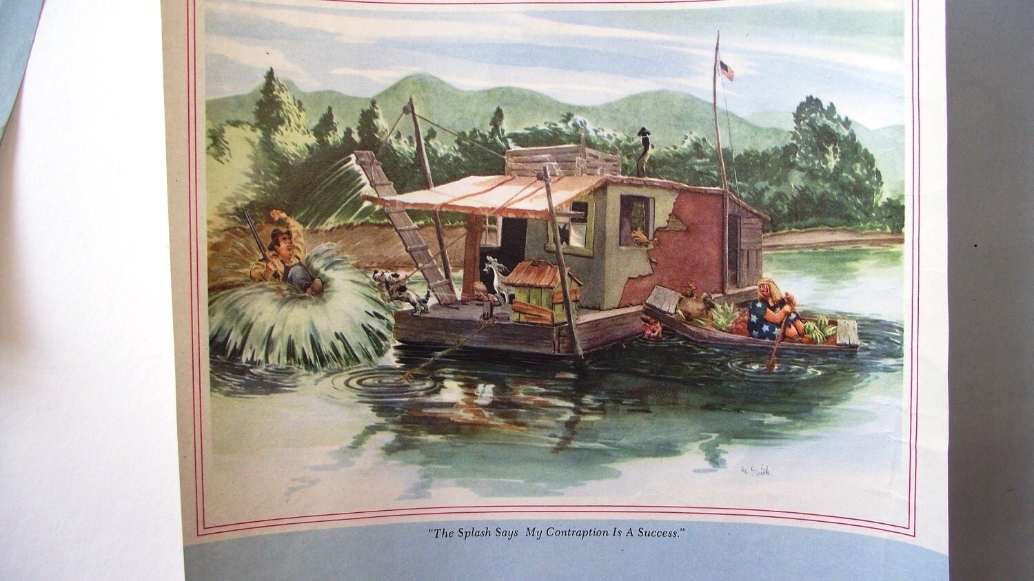 houseboat vintage item?  Like this