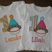 Sock Monkey Twins Birthday Shirts
