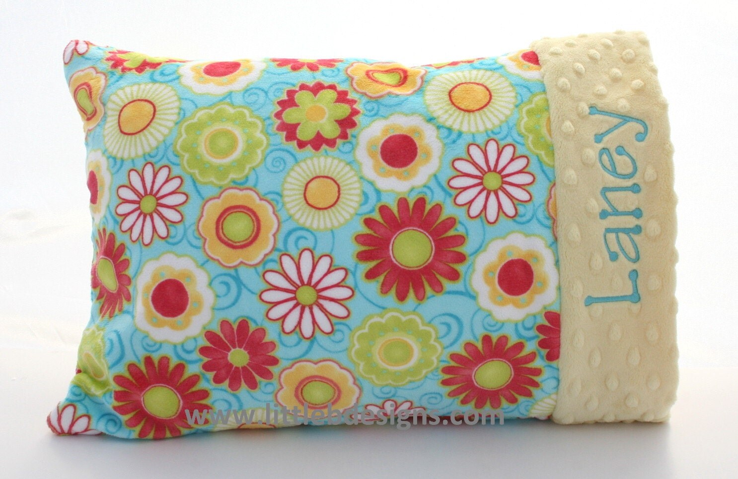 Personalized Toddler Pillow and Pillow Case by littlebnursery