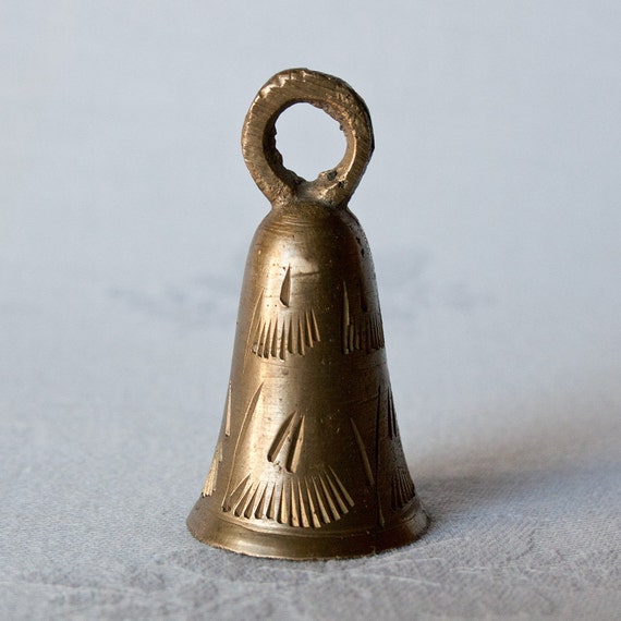 Small Engraved Brass Bell