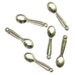 6 Silver Plated Spoon Charms Tea Spoons