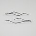 Minimalist Earrings, Willow Modern, Oxidized Sterling Silver
