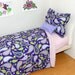 Purple Madness Doll Bedding Set fits 15 to 18 inch doll American Girl - MATTRESSES and Custom Orders available