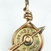 38 Caliber Bullet Shell Spinner Pendant - "Cowboys & Indians"
