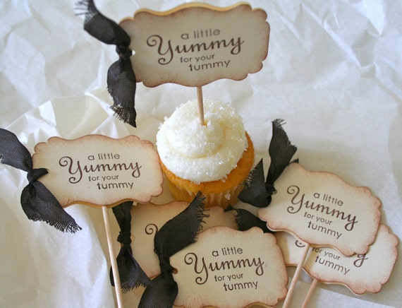 items-similar-to-handmade-cupcake-food-toppers-yummy-eat-me-on-etsy