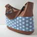 CUSTOM LISTING for Kathy - Zippered hobo and abstract leather clutch