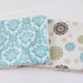 Burp Cloths - Bohemian Damask (set of 2)