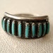 Vintage Turquoise and Silver Southwestern Ring