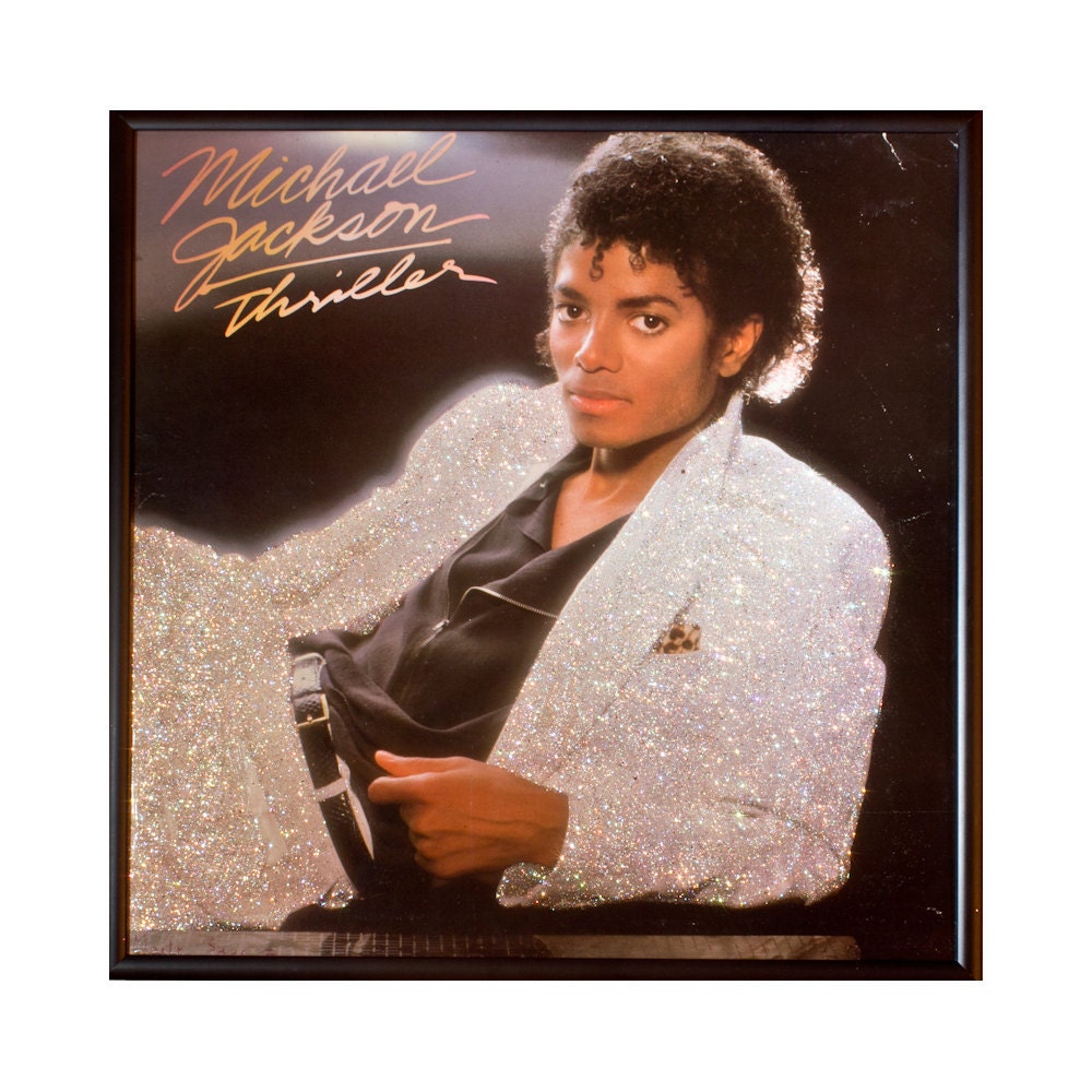 Glittered Michael Jackson Thriller Album