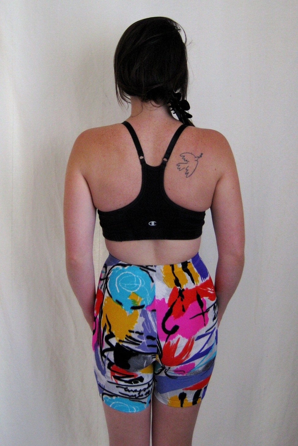 80s bike shorts fashion