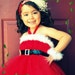 Santa Baby Tutu Dress and Belt 2 piece set