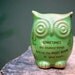 Owl decor with Winnie the pooh quote in spring green