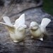 Bird Wedding cake toppers in yellow