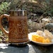 Beer Stein Mug English Nickle Silver Plato EPNS Fox Hunt Vintage Local Estate