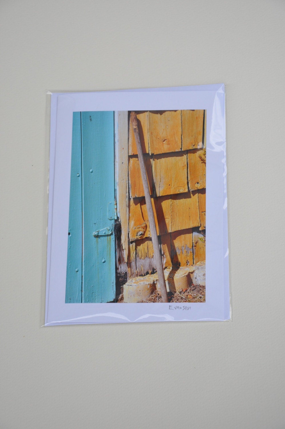 photo greeting card garden shed fine art print