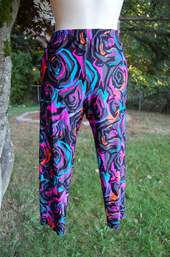 Neon 80s Spandex Pants