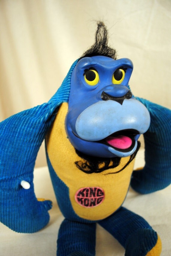 RARE Vintage King Kong Stuffed Toy Mattel 1966