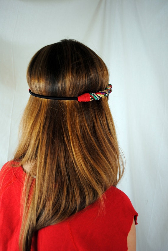 Vintage Christmas 80s Workout Headband