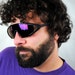 Vintage 80s Ski Rainbow Mirrored Sunglasses