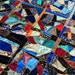 Lovely Vintage Silk Crazy Patchwork Quilt