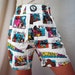 RARE Vintage 80s Swatch Watch Comic Strip Shorts